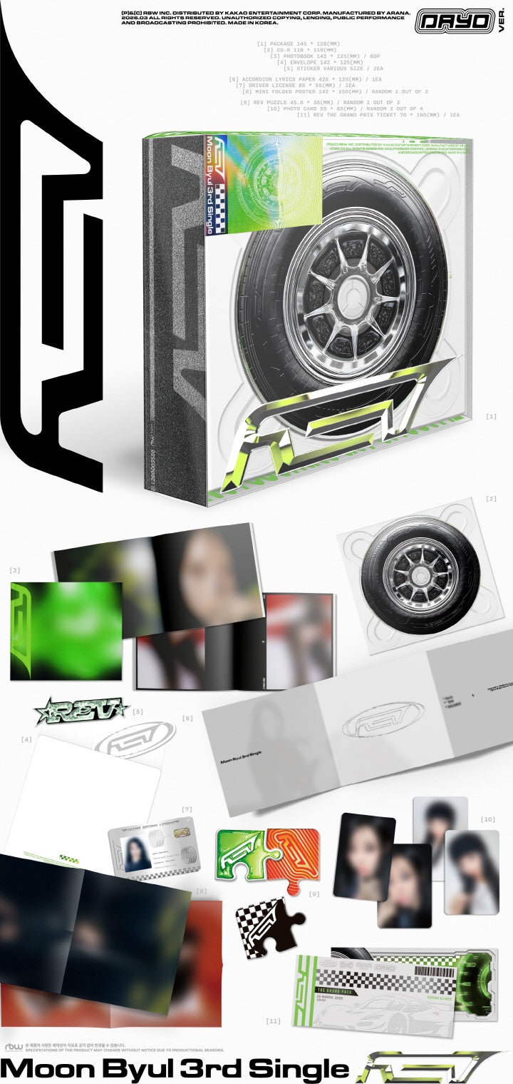 *Album specifications - PET sleeve package: 145mm * 128mm / 1 type (image varies by version) - CD-R: 118mm * 118mm / 1 typ...