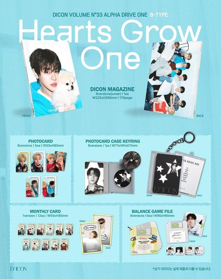 DICON - [HEARTS GROW ONE] VOLUME N°33 ALPHA DRIVE ONE SANGWON