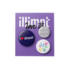 TEN - [illimnt : FIRST EDITION] OFFICIAL MD PIN BUTTON SET