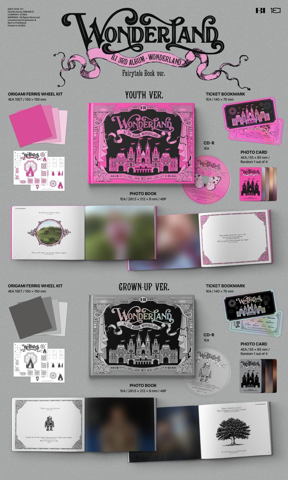 [Detailed information] [fairy tale book ver. (Youth Ver. / Grown-up Ver.)] *Images vary by version 1. Booklet (1ea) 2. CD-...