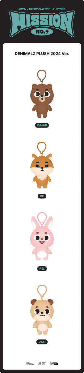 day6 デニマルズ　2024 PIL DAY6 - [MISSION No.9] POP-UP MD DENIMALZ PLUSH 2024 Ver