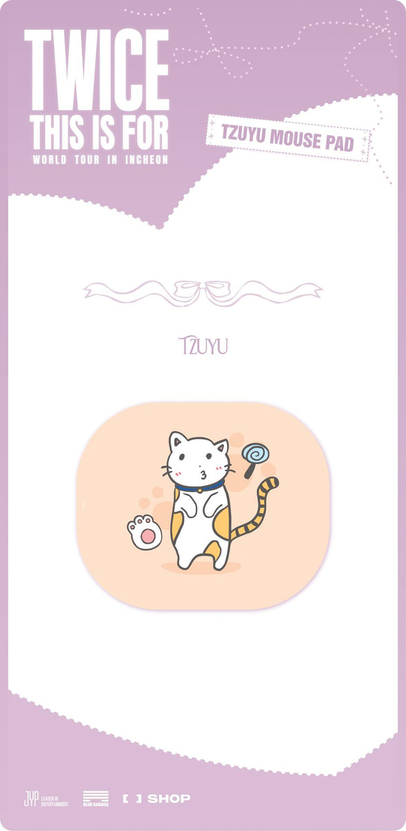 twice TZUYU マウスパッド TWICE - [THIS IS FOR] WORLD TOUR MD TZUYU MOUSE PAD – kpopalbums.com