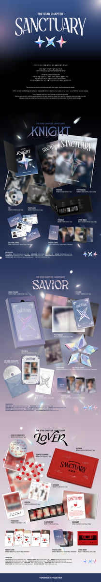 TXT - [THE STAR CHAPTER : SANCTUARY] Album SAVIOR Version
