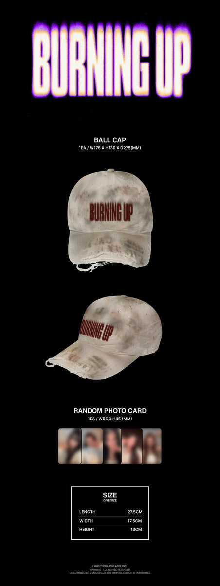 ロウン ソウルファンミーティング 公式MD BALLCAP キャップ MEOVV - [BURNING UP] (OFFICIAL MD BALL CAP SET) – kpopalbums.com