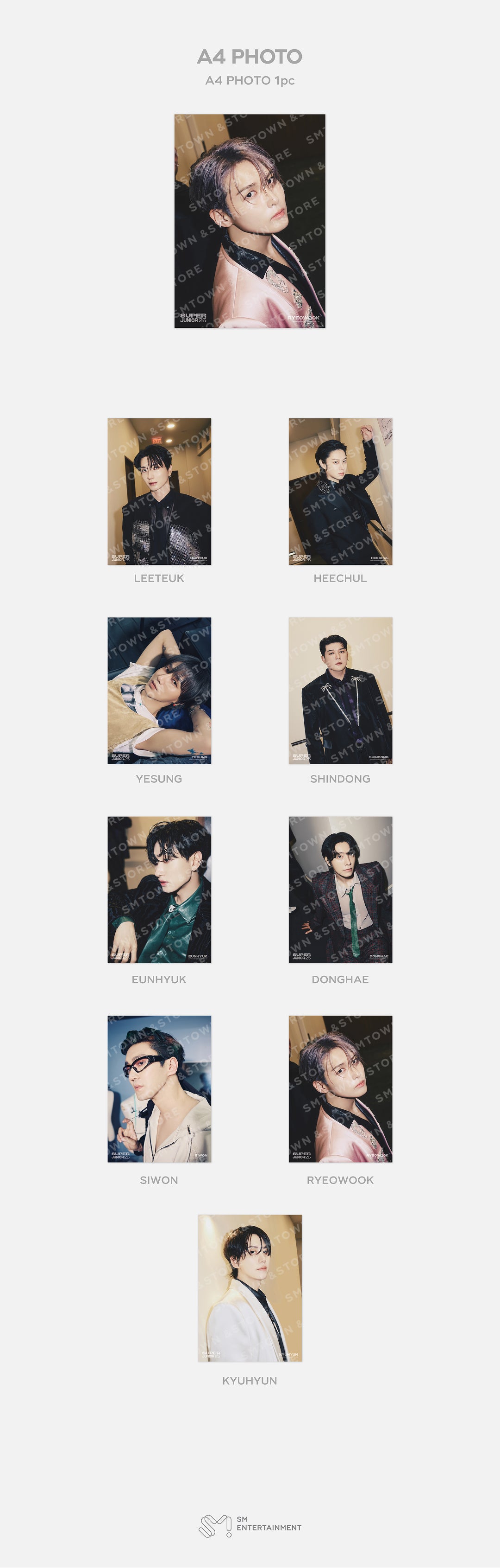 リョウク SJ superjunior ryeowook トレカ Seoul リョウク SJ superjunior ryeowook トレカ Seoul アイドル