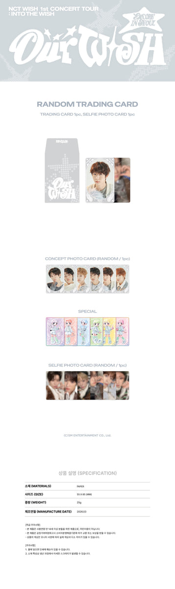 NCT WISH - [IN TO THE WISH : Our WISH] (1st CONCERT TOUR ENCORE MD