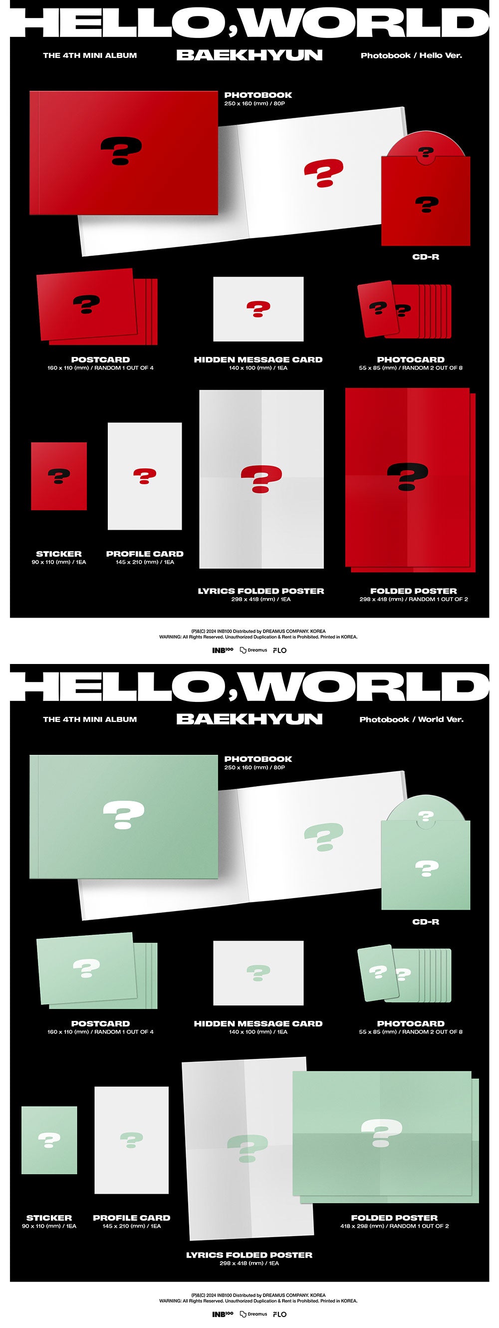 <Detailed information> [Photobook / Hello Ver.] - Photobook: W250 X H160 (mm) / 80 pages / 1 type - Postcard: W160 X H110 ...