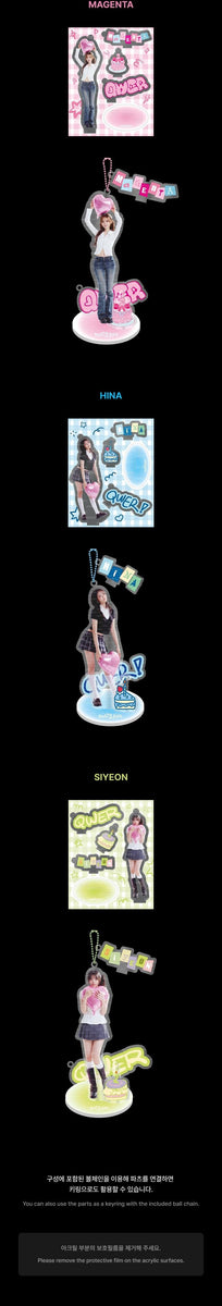 QWER - [BORN 2 ROCK] 2nd Anniversary MD Acrylic Stand (4 Options