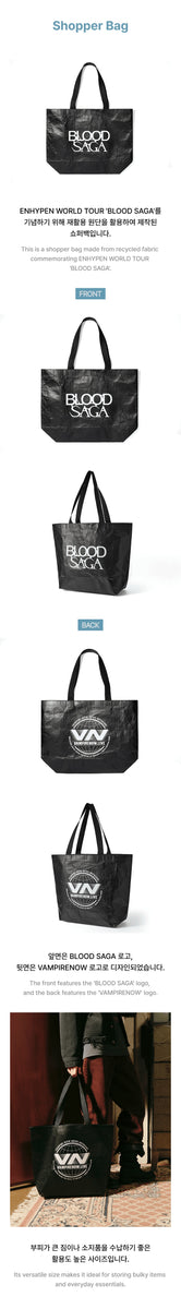 ENHYPEN - [BLOOD SAGA] (WORLD TOUR MD Shopper Bag) – kpopalbums.com