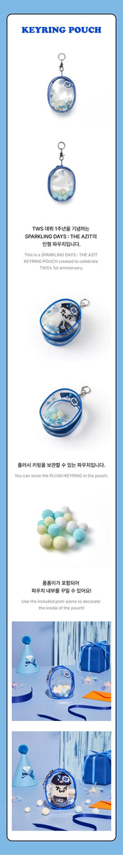TWS - [SPARKLING DAYS : AZIT] (OFFICIAL MD KEYRING POUCH