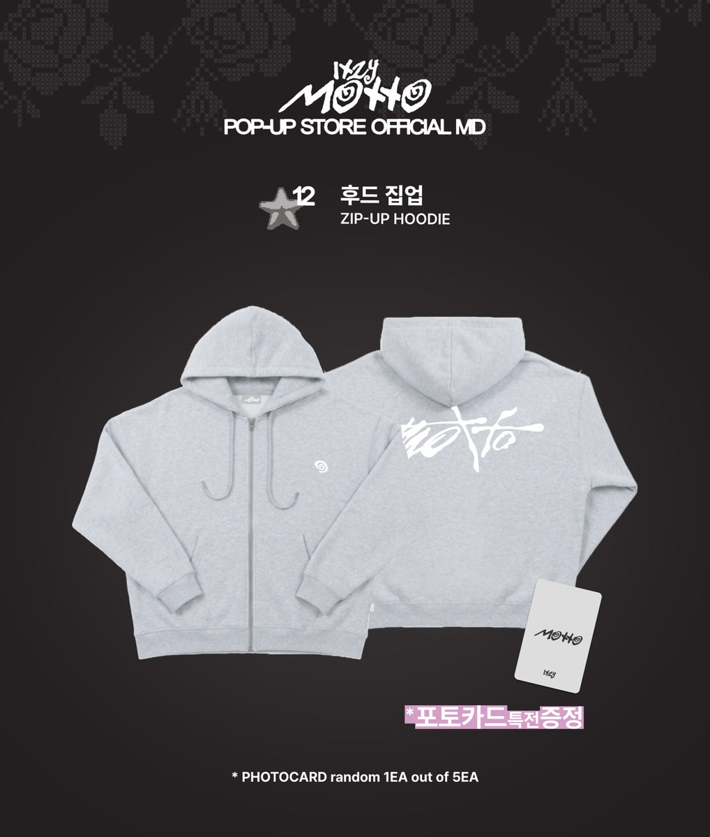 ITZY - [Motto] (POP-UP STORE MD ZIP-UP HOODIE) – kpopalbums.com