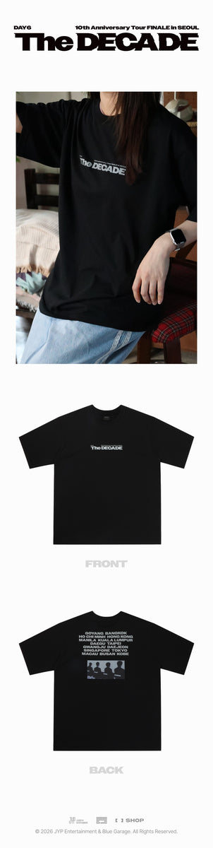 day6 tシャツ The DECADE FINALE ソウルコン DAY6 - [The DECADE] (10th Anniversary Tour FINALE in SEOUL MD T
