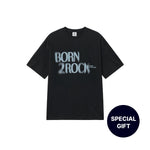 (PRE-ORDER) QWER - [BORN 2 ROCK] 2nd Anniversary MD T-Shirt (Black)