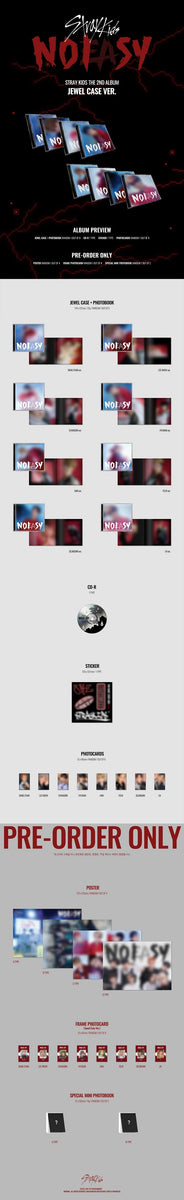 STRAY KIDS - [NOEASY] (2nd Album Jewel Case FELIX Version