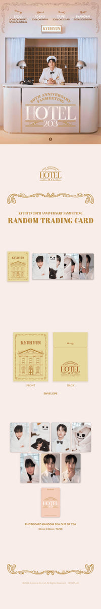 KYUHYUN - [HOTEL 203] 20th Anniversary Fanmeeting MD RANDOM