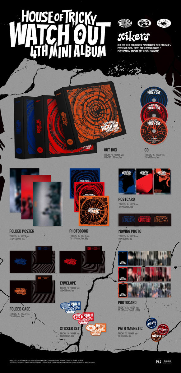 (CD)xikers 4TH MINI ALBUM [HOUSE OF TRICKY : WATCH OUT]（韓国盤）／xikers xikers 4th Mini Album - HOUSE OF TRICKY : WATCH OUT – Choice