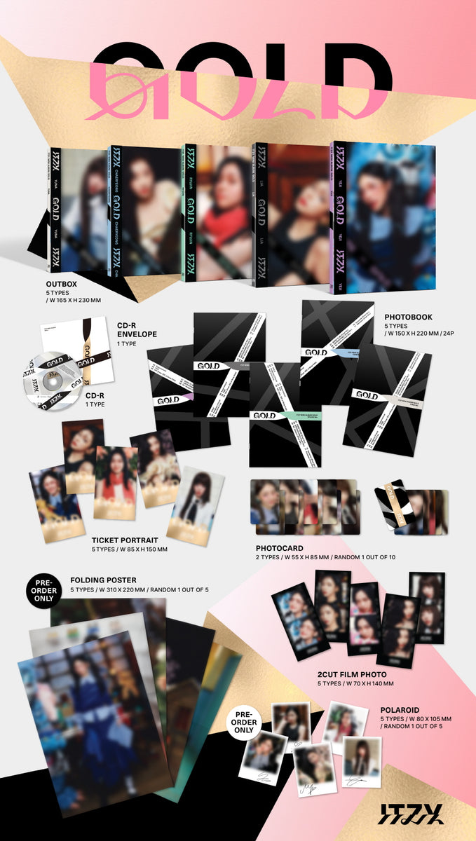 ITZY - [GOLD] DIGIPACK LIA Version – kpopalbums.com