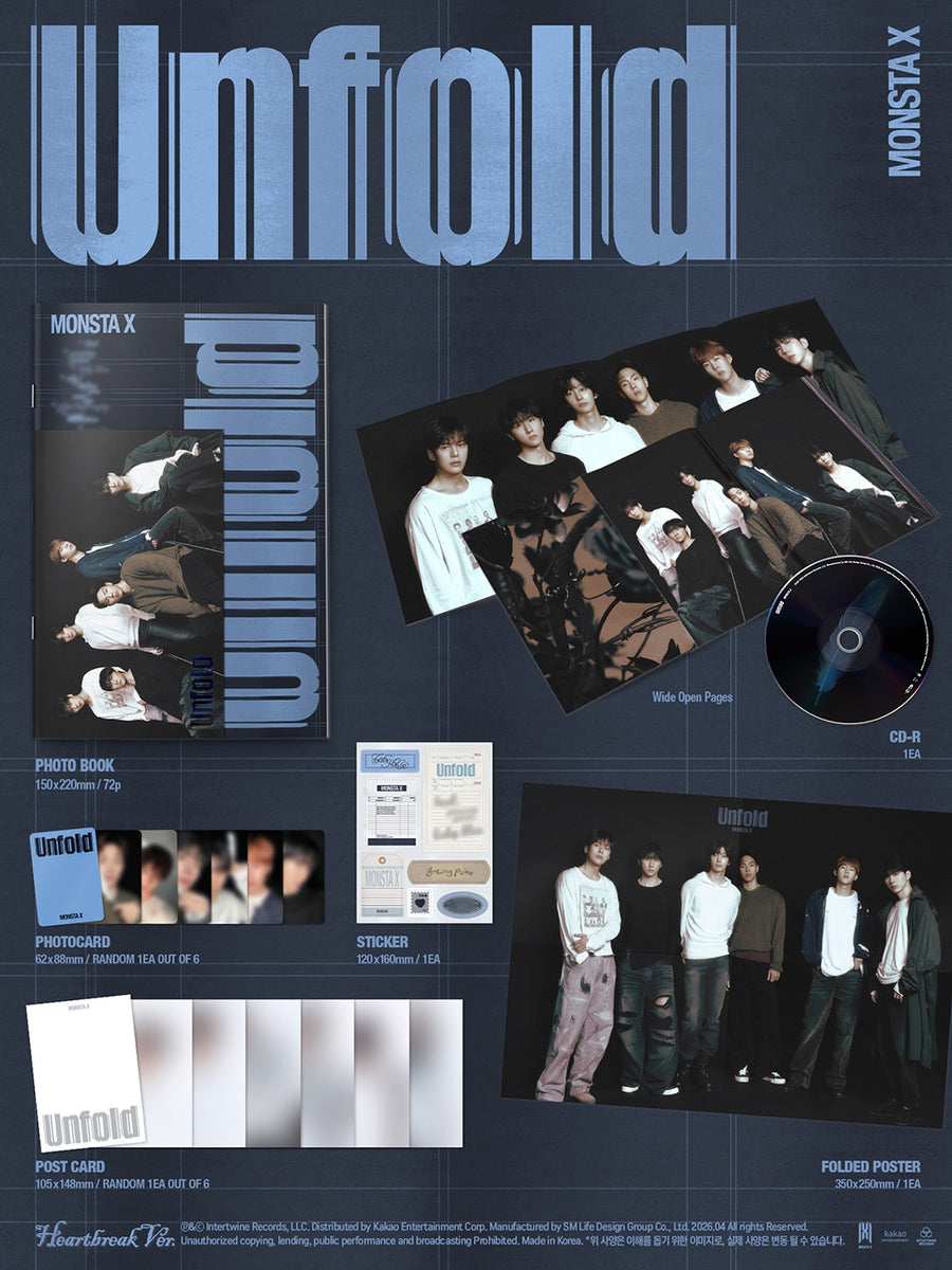MONSTA X - [Unfold] American Studio Album RANDOM Version