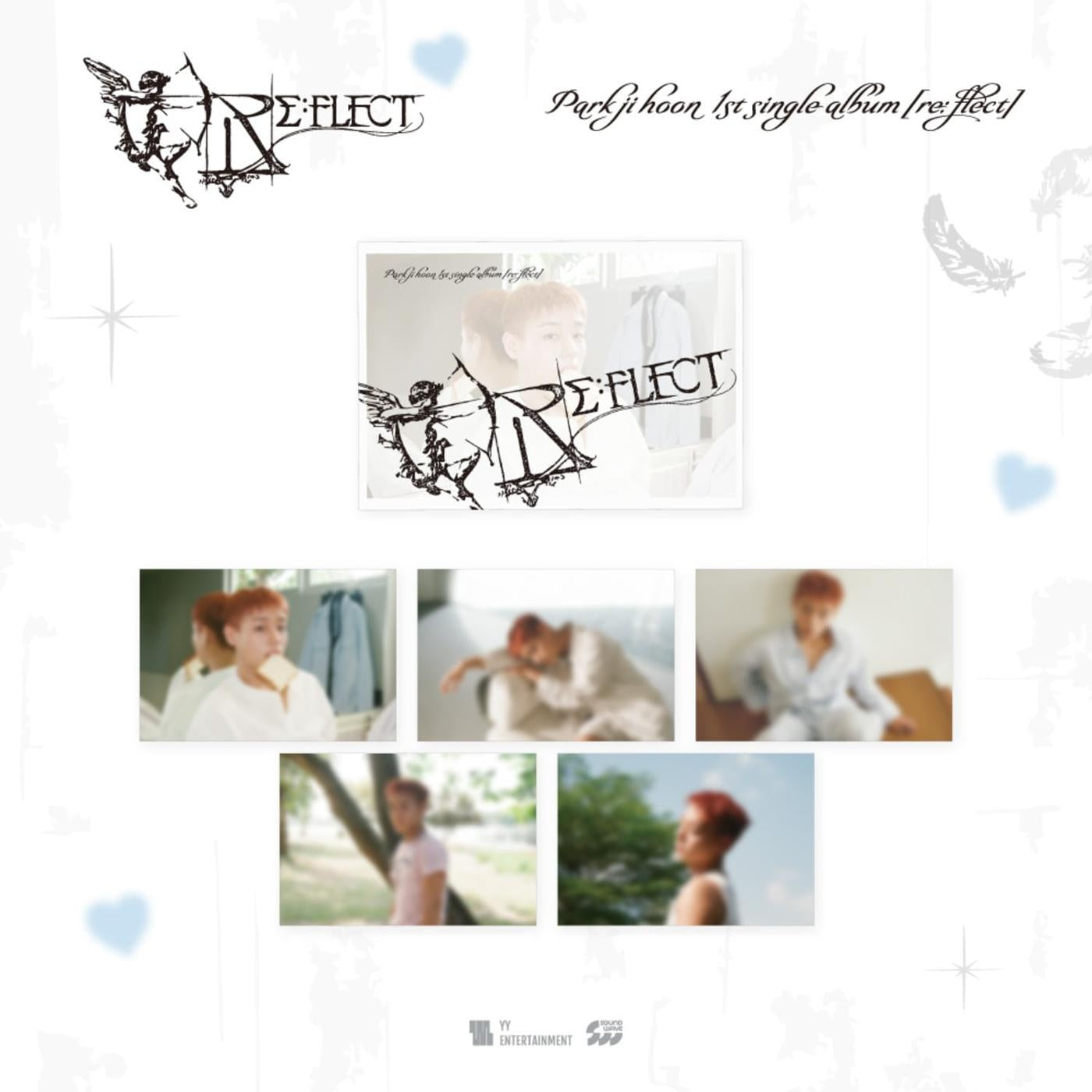 PARK JI HOON - [REFLECT] (1st Single Album OFFICIAL MD PHOTO SET