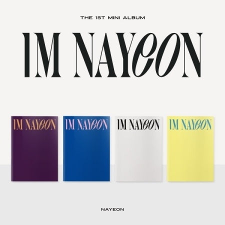TWICE NAYEON - [IM NAYEON] (1st Mini Album 4 Version SET