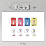 (PRE-ORDER) XLOV - [I,GOD] 2ND MINI ALBUM POP-UP MD ACRYLIC KEYRING (RANDOM GACHA)