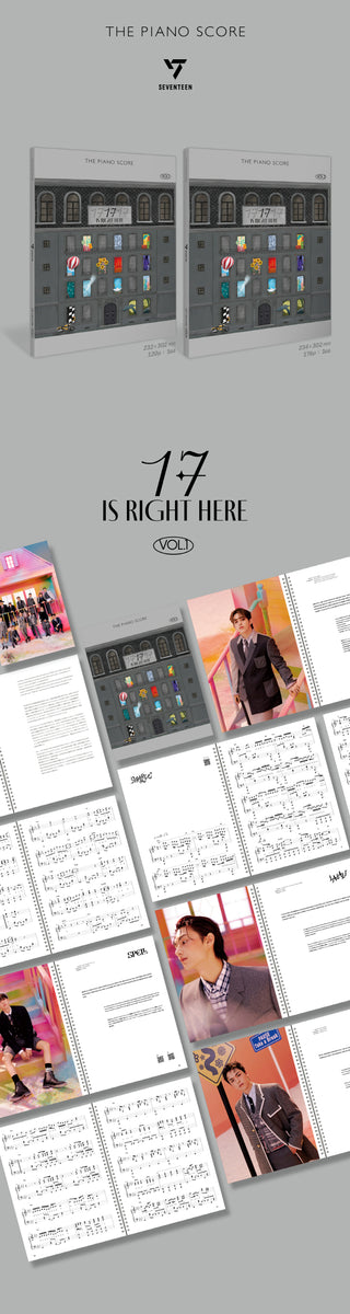 SEVENTEEN - [17 IS RIGHT HERE] THE PIANO SCORE SET
