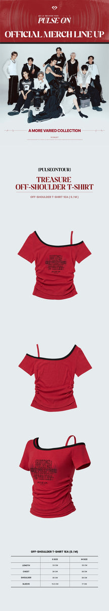 TREASURE - [PULSE ON] (2025-26 TOUR OFFICIAL MD OFF-SHOULDER T