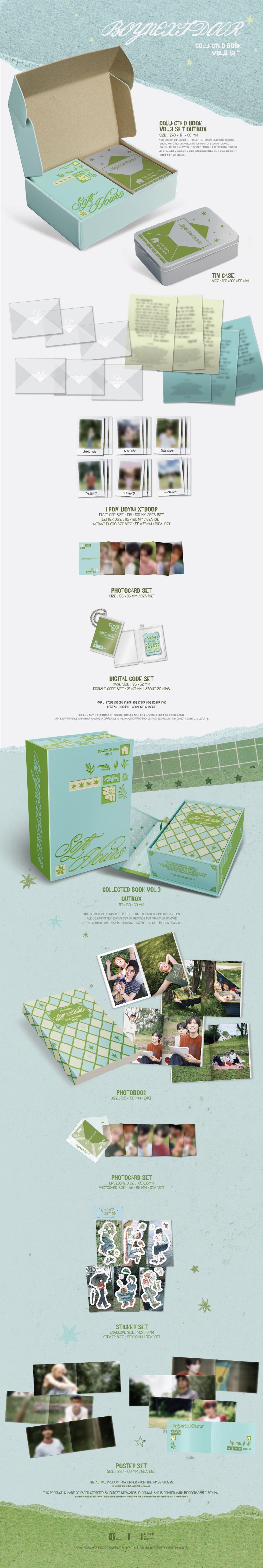 BOYNEXTDOOR - COLLECTED BOOK VOL.3 SET | Musica BOYNEXTDOOR - COLLECTED BOOK VOL.3 SET | Musica