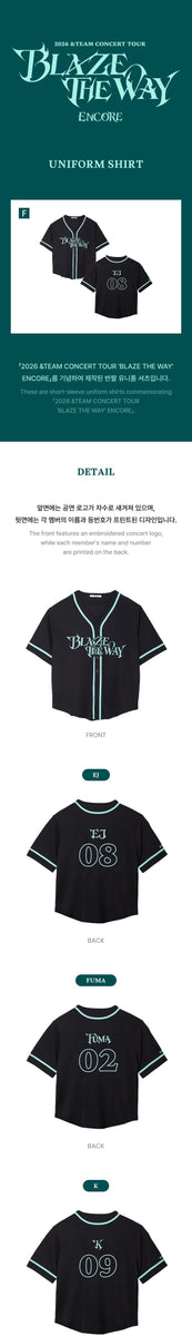 &TEAM - [BLAZE THE WAY] (2026 CONCERT TOUR ENCORE MD UNIFORM SHIRT