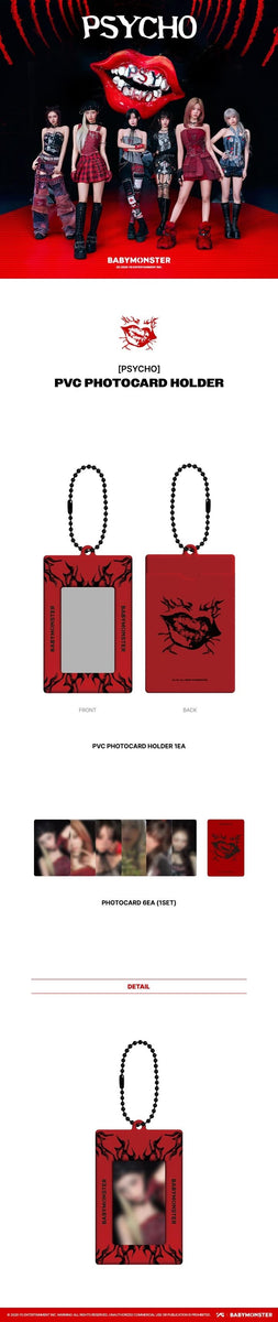 BABYMONSTER - [PSYCHO] (OFFICIAL MD PVC PHOTOCARD HOLDER