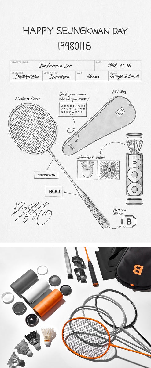 SEVENTEEN エスクプス　BIRTHDAYKIT SEVENTEEN - [HAPPY SEUNGKWAN DAY] (BIRTHDAY MD BADMINTON SET