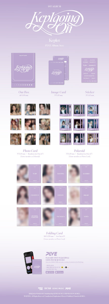 KEP1ER - [KEP1GOING ON] 1st Album PLVE A Version – kpopalbums.com