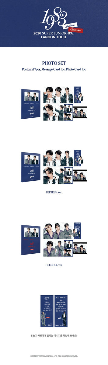 SUPER JUNIOR-83z - [1983] 2026 FAN-CON TOUR IN SEOUL MD PHOTO SET