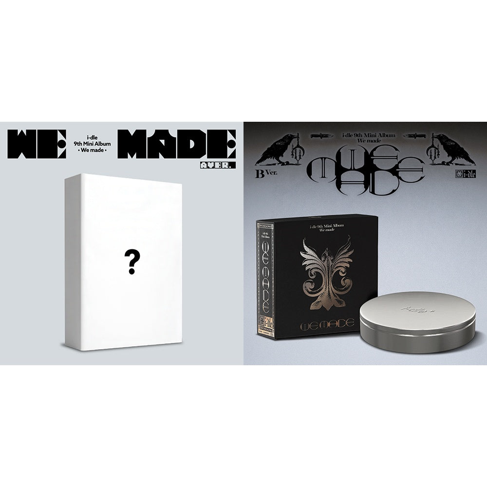 I-DLE - [WE MADE] 9th Mini Album 2 Version (MONO+CROW) SET
