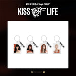 (PRE-ORDER) KISS OF LIFE - [SWEAT] 3rd single POP-UP MD [GACHA] ACRYLIC ID PHOTO KEYRING
