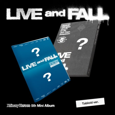 XDINARY HEROES - [LIVE AND FALL] 5th Mini Album TABLOID