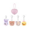 BLACKPINK - [DEADLINE] WORLD TOUR MD CHARACTER PLUSH FACE KEYRING + CASE