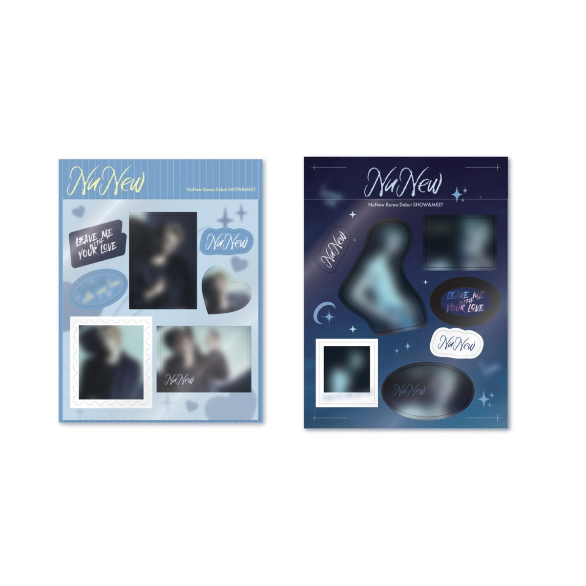 NuNew - [NuNew Korea Debut SHOW&MEET] OFFICIAL MD STICKER SET ...