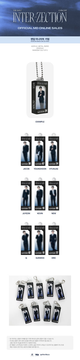 THE BOYZ - [INTER-ZECTION] (CONCERT OFFICIAL MD RANDOM MINIATURE