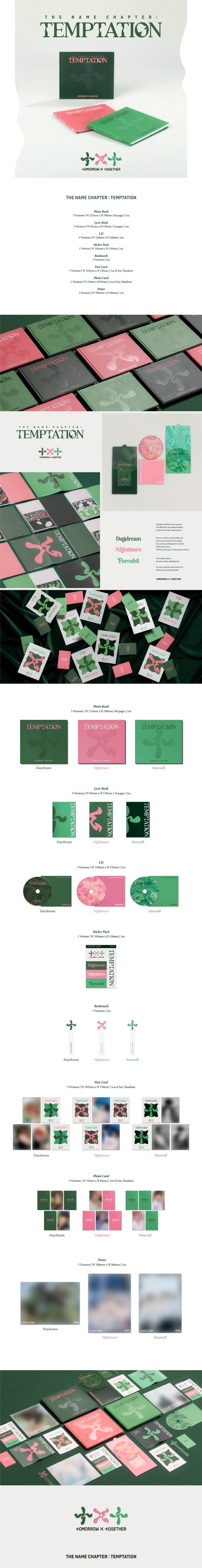 TXT - [THE NAME CHAPTER: TEMPTATION] (5th Mini Album DAYDREAM