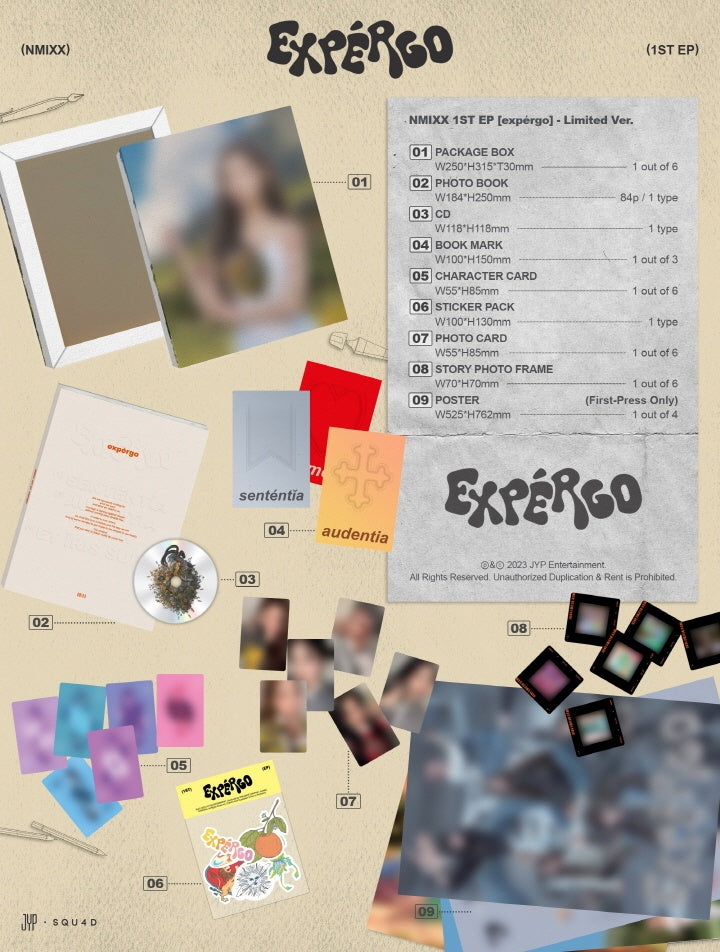 NMIXX EXPERGO popup 入場　全日程特典　セット　ジウ NMIXX - [EXPERGO] (LIMITED Edition JIWOO Version) – kpopalbums.com