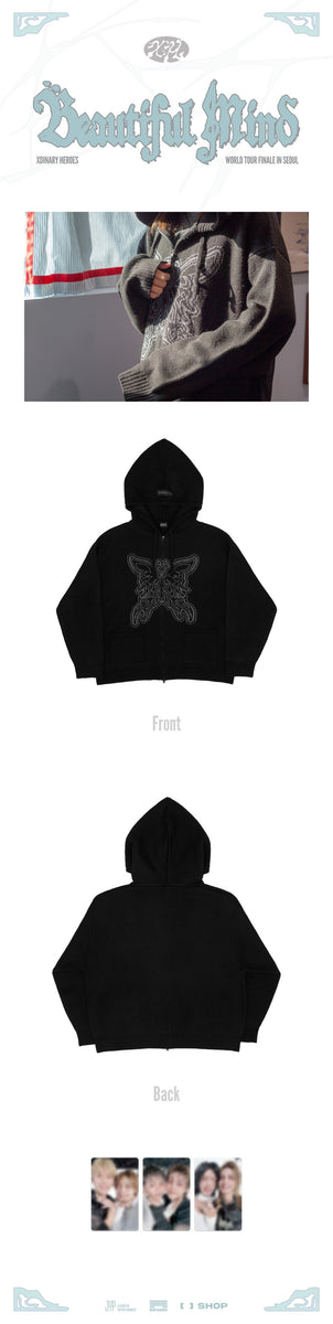 Xdinary Heroes - [Beautiful Mind FINALE] MD KNIT HOOD ZIP-UP