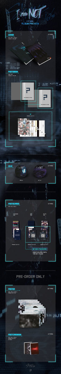 STRAY KIDS - [I am NOT] (1st Mini Album NOT Version) – kpopalbums.com