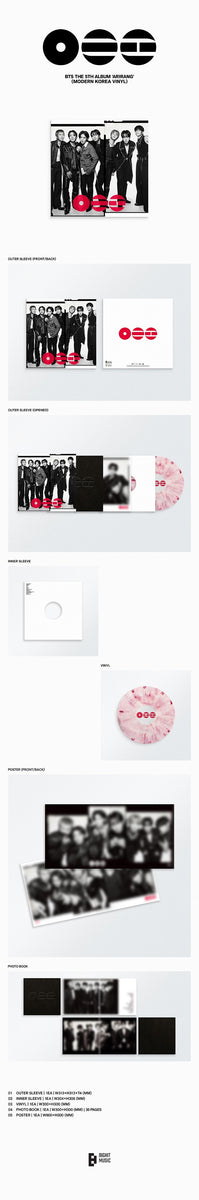 BTS - [ARIRANG] (5th Album MODERN KOREA VINYL) – kpopalbums.com