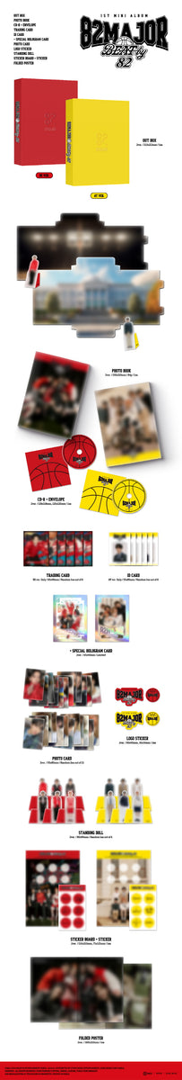 82MAJOR - [BEAT BY 82] 1st Mini Album 2 Version SET – kpopalbums.com
