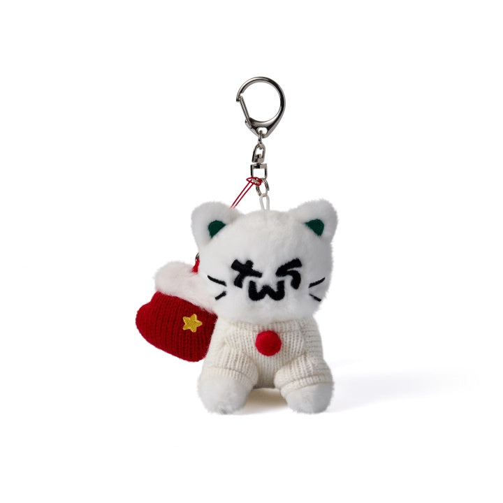 TWS - [HOLIDAY WITH US] OFFICIAL MD Plush Keyring (Cat