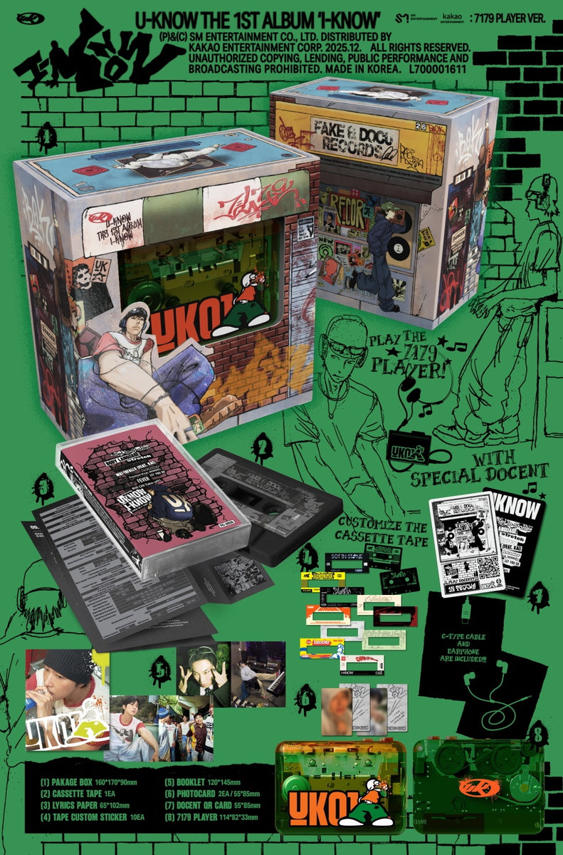 U-Know - [I-KNOW] 1st Album 7179 PLAYER Version Limited Edition