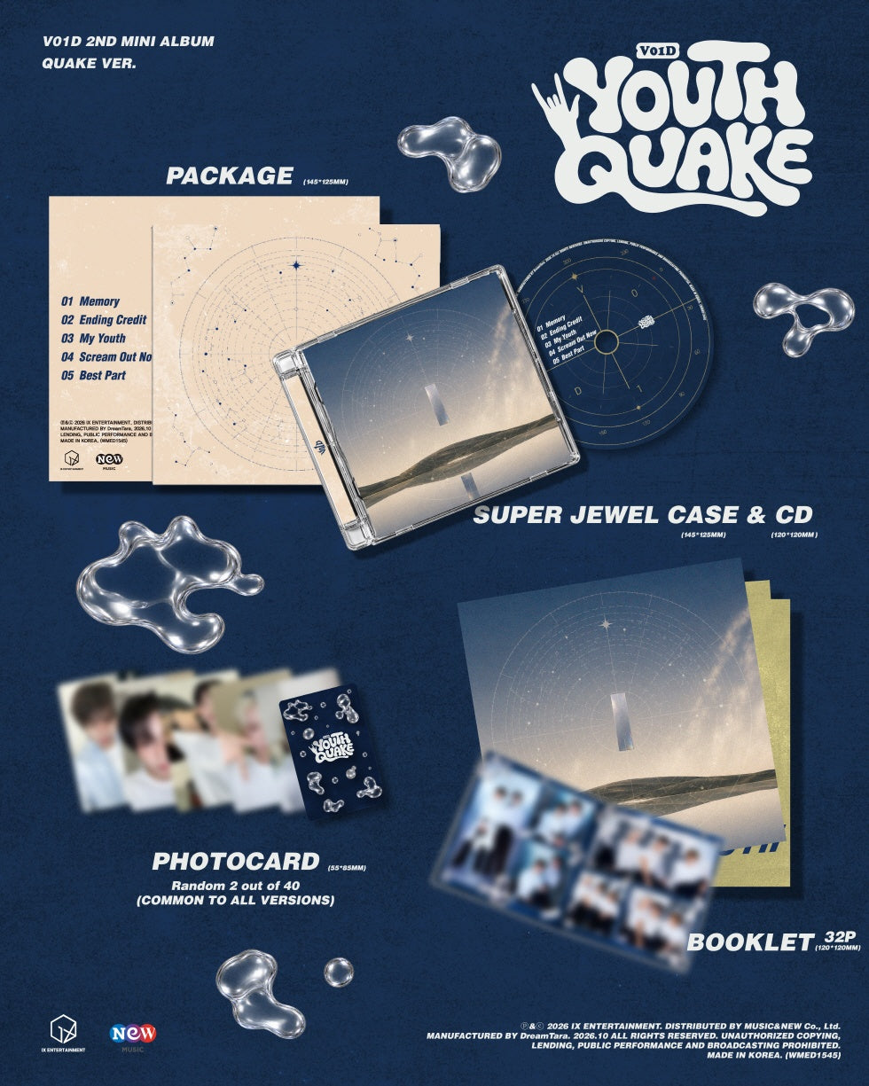 [specification] *Standard Version (YOUTH VER.) - PACKAGE: SUPER JEWEL / 1 type - BOOKLET: 32 pages / 1 type - CD-R: 1 - PH...