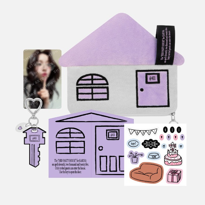 aespa カリナ 2025 バースデーキット 中国限定 コンプセット KARINA - [ARTIST BIRTHDAY] OFFICIAL MD POUCH PACK – kpopalbums.com