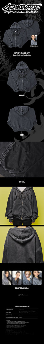 aespa - [aespa WEEK - MAKE IT LEMONADE] (OFFICIAL MD ZIP-UP HOODIE